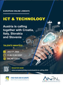 EoJD ICT & TECHNOLOGY – 7 Luglio 2022 evento on line di reclutamento