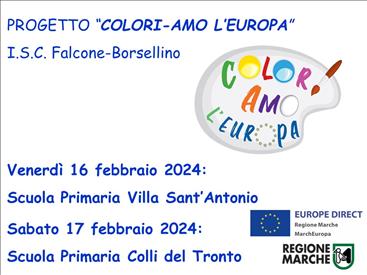 Il 16 e il 17 febbraio, tra i banchi di scuola, torna il progetto ColoriAmo l'Europa