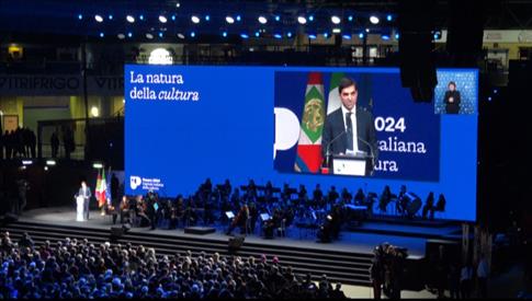 L’intervento del presidente Acquaroli alla cerimonia di apertura di Pesaro 2024 – Capitale italiana della cultura: “Un’opportunità per rigenerare la nostra regione, il raggiungimento di un obiettivo di squadra”