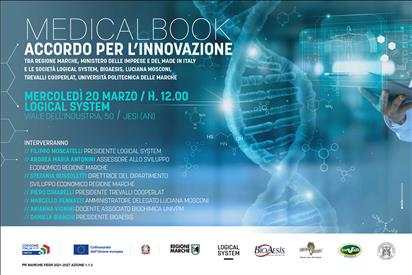 MedicalBook: accordo per l'innovazione tra aziende d'eccellenza della Regione Marche