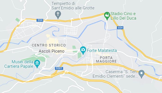 mappa Ascoli Piceno
